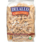 Delallo Delallo Organic Whole Wheat Fusilli Pasta No.27, 16 oz