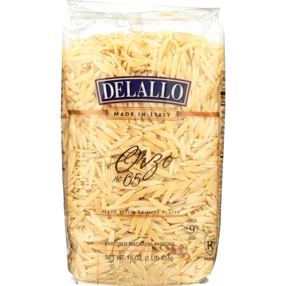 Delallo Delallo Orzo No. 65 Pasta, 16 oz