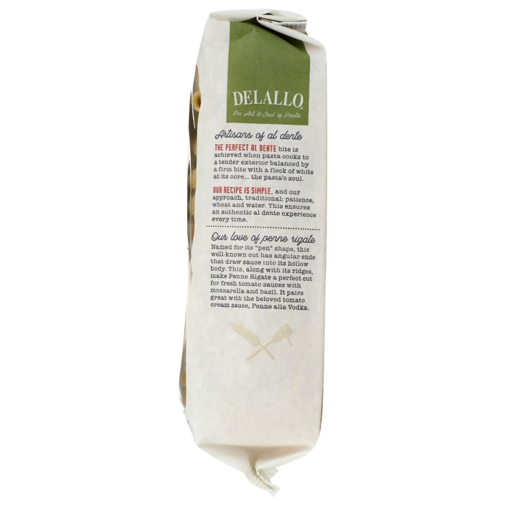 DELALLO: Pasta Semolina Penne Rigati Org 16 oz - Grocery > Pantry > Pasta and Sauces - Delallo