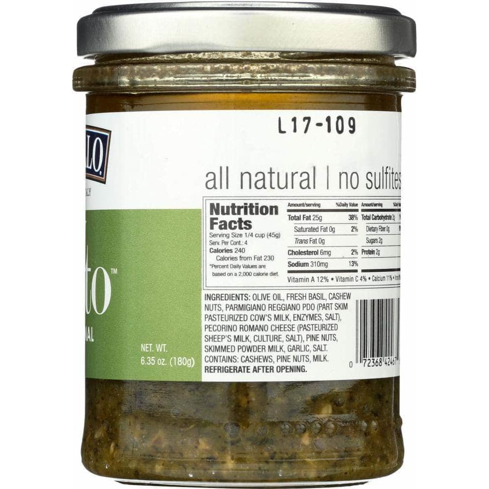 Simply Pesto Delallo Pesto Sauce In Olive Oil, 6.5 oz