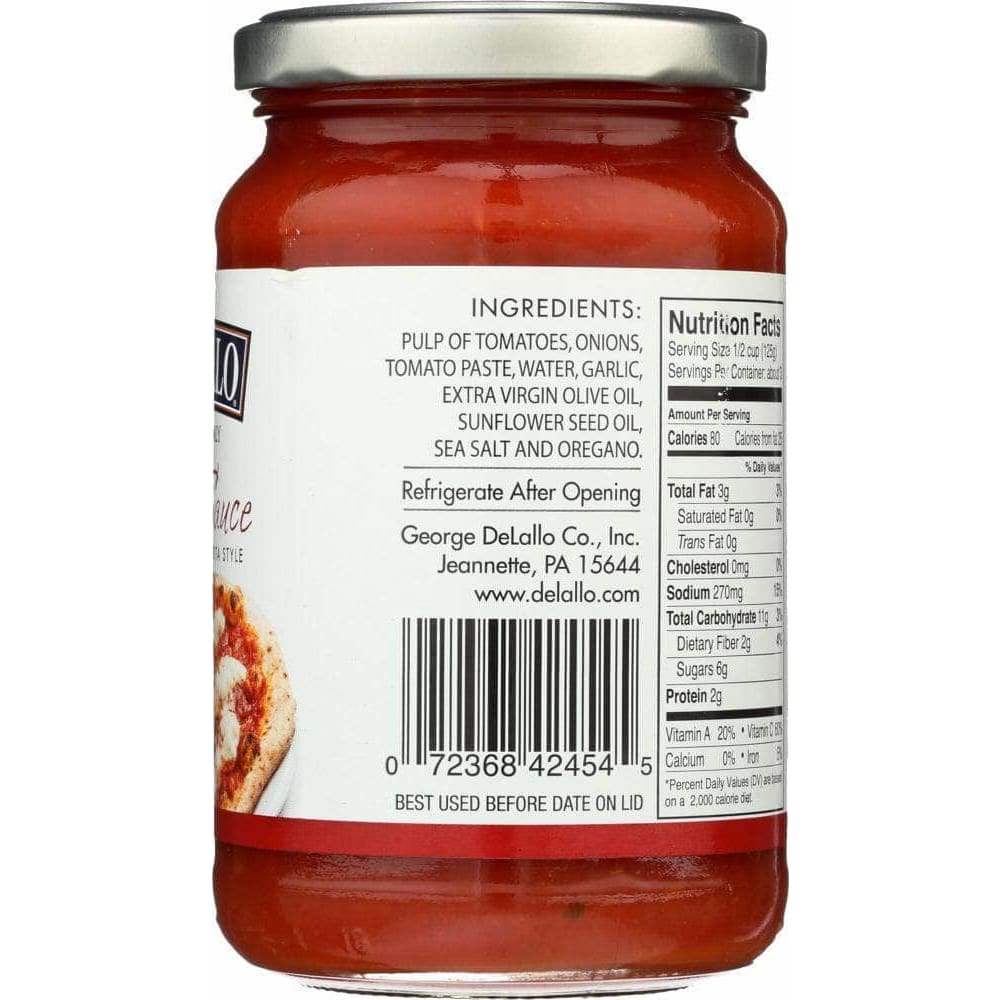 Delallo Delallo Pizza Sauce Imported Italian, 12.3 oz