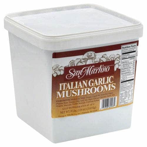 Delallo Delallo San Martino Italian Style Garlic Mushrooms, 8 lb