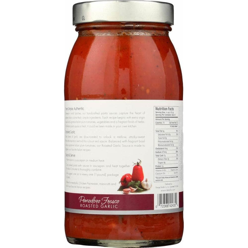 Delallo Delallo Sauce Garlic Roasted Pomodoro Fresco, 25.25 oz