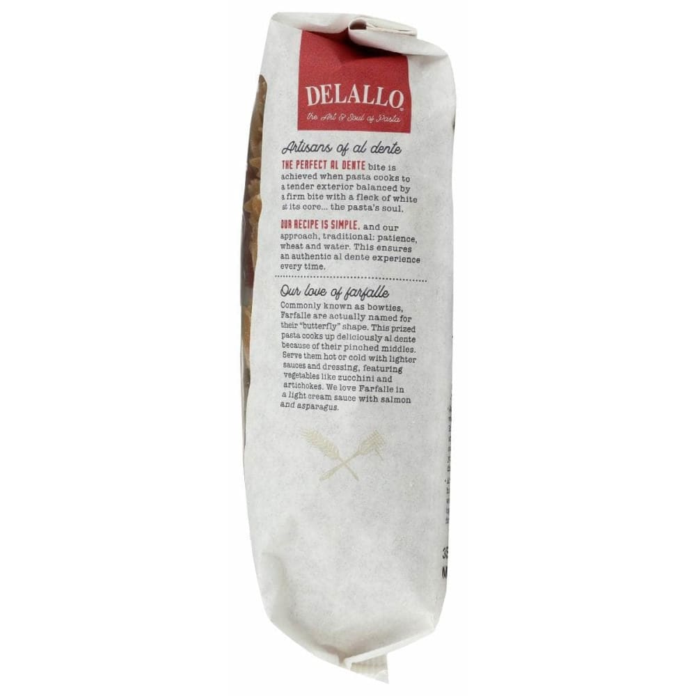 DELALLO Delallo Whole Wheat Farfalle Pasta, 16 Oz