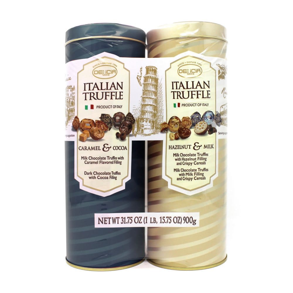 Delicia Fine Italian Chocolate Truffles (2 pk.) - Gifts for Him - ShelHealth