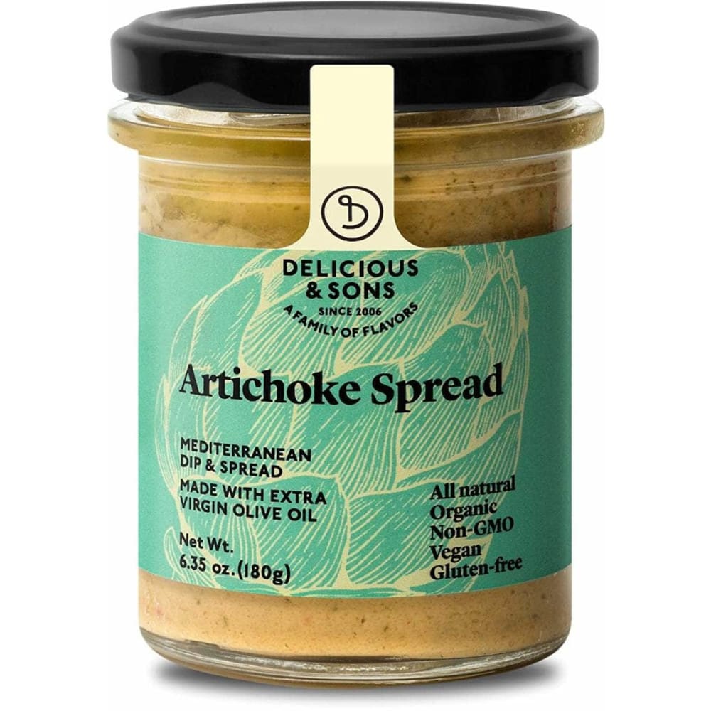 DELICIOUS & SONS Delicious & Sons Spread Artichoke, 6.35 Oz