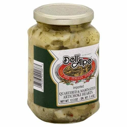 DELL ALPE Grocery > Pantry DELL ALPE Quartered & Marinated Artichoke Hearts, 12 oz