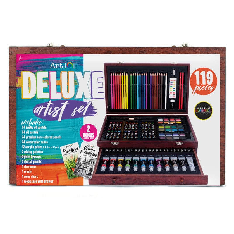 Deluxe Artist Wood Art Set - Art & Craft Kits - Art 101 / Advantus