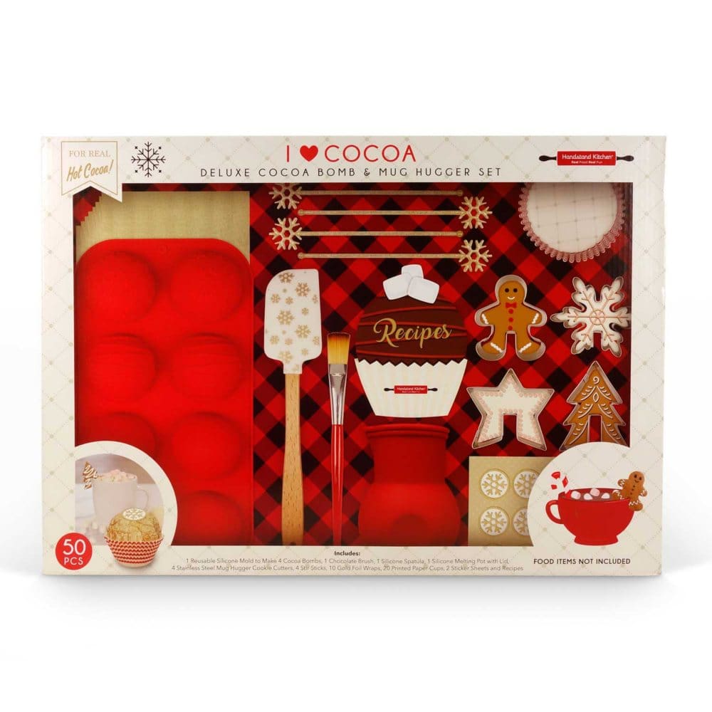 Deluxe Hot Cocoa Bomb and Mug Hugger Making Set - Bakeware - Deluxe