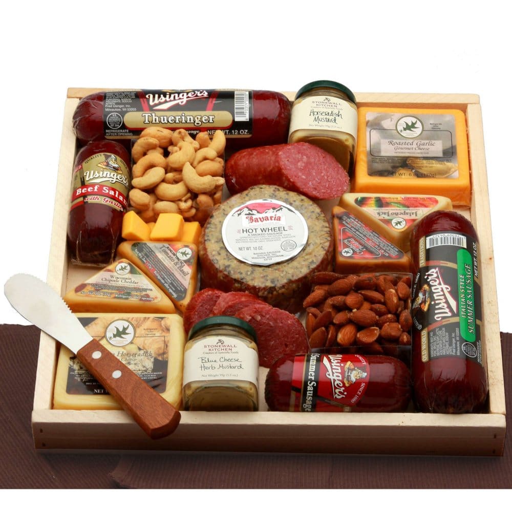 Deluxe Meat & Cheese Lovers Sampler - Salty & Savory - ShelHealth