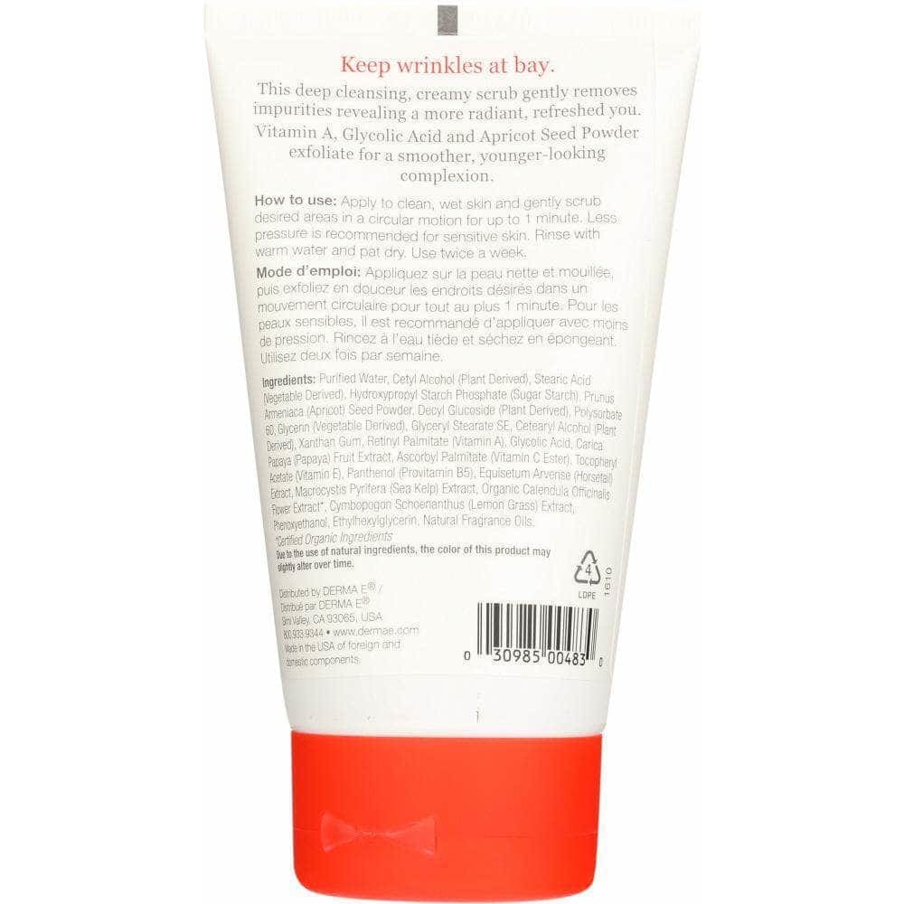 Derma E Derma E Anti-Wrinkle Vitamin A and Glycolic Scrub, 4 oz