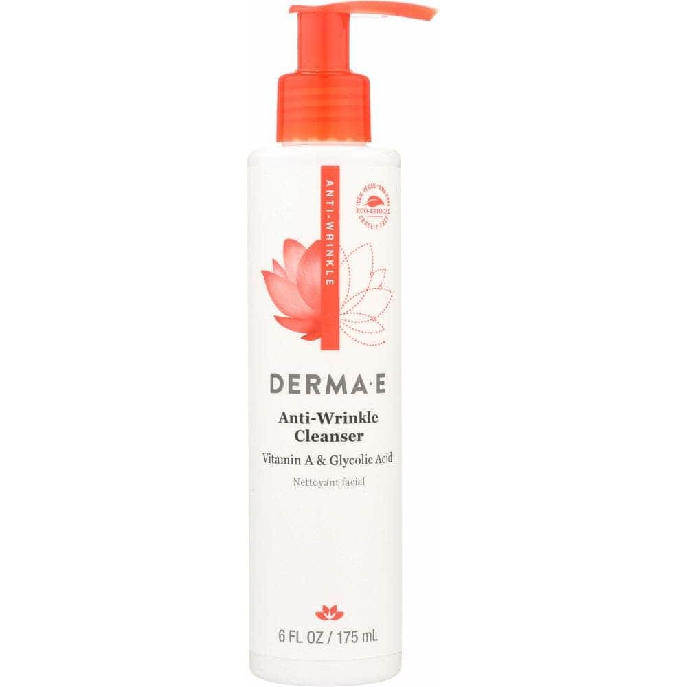 Derma E Derma E Anti-Wrinkle Vitamin A Glycolic Cleanser with Papaya, 6 oz