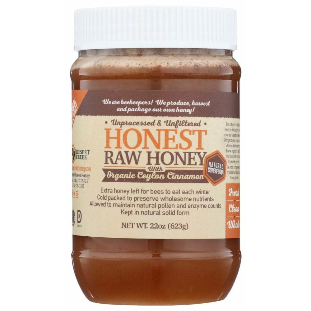 DESERT CREEK HONEY LLC DESERT CREEK HONEY LLC Honest Raw Honey, 22 fo