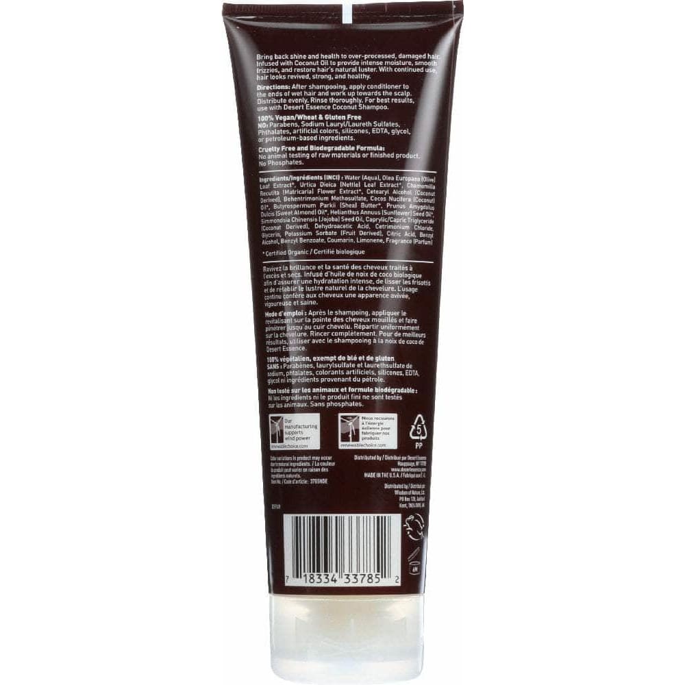 DESERT ESSENCE Desert Essence Coconut Conditioner, 8 Oz