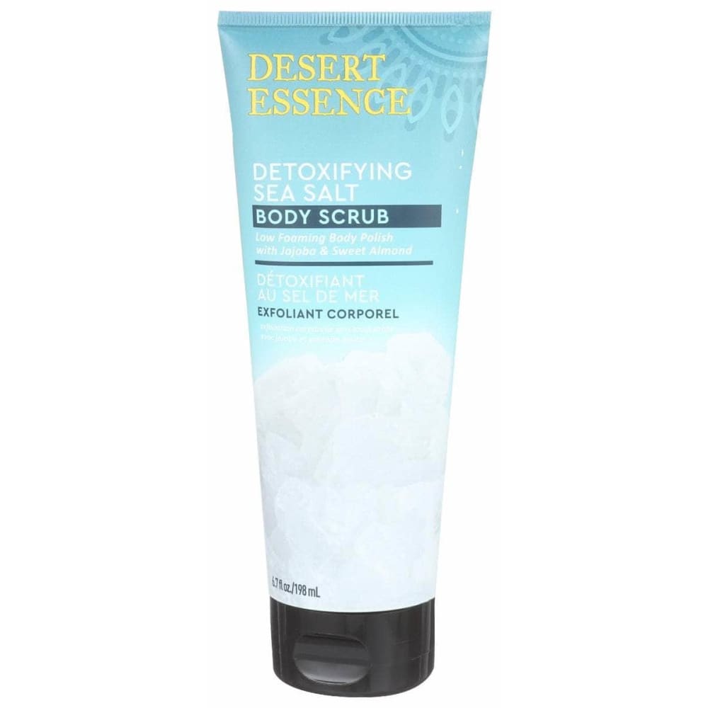 DESERT ESSENCE Desert Essence Detoxifying Sea Salt Body Scrub, 6.7 Fo