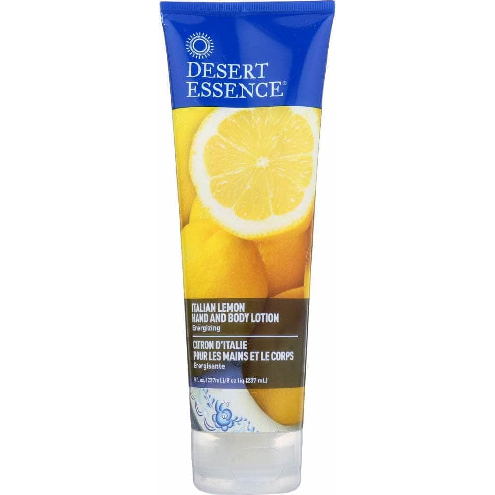 DESERT ESSENCE Desert Essence Hand And Body Lotion Italian Lemon, 8 Oz