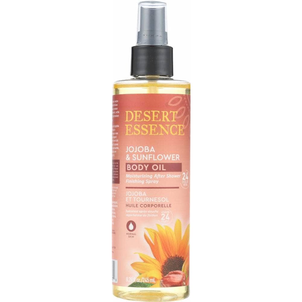 Desert Essence Desert Essence Jojoba and Sunflower Body Oil, 8.28 fl oz