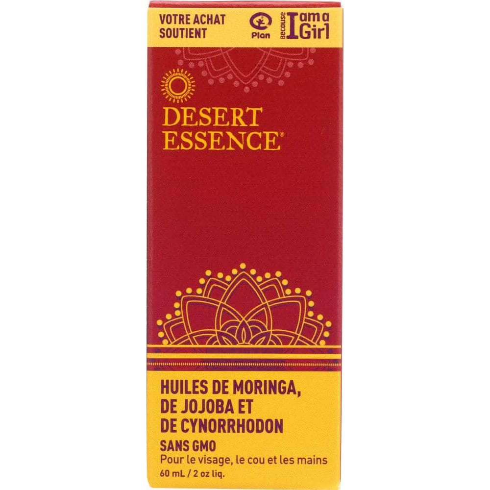 DESERT ESSENCE Desert Essence Moringa Jojoba And Rose Hip Oil, 2 Oz