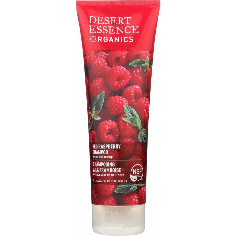 DESERT ESSENCE Desert Essence Organic Shampoo Shine For All Hair Types Red Raspberry, 8 Oz