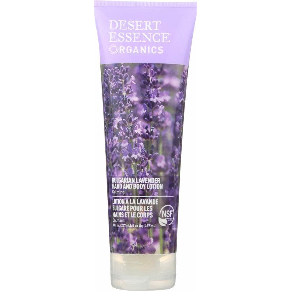 DESERT ESSENCE Desert Essence Organics Hand And Body Lotion Bulgarian Lavender, 8 Oz