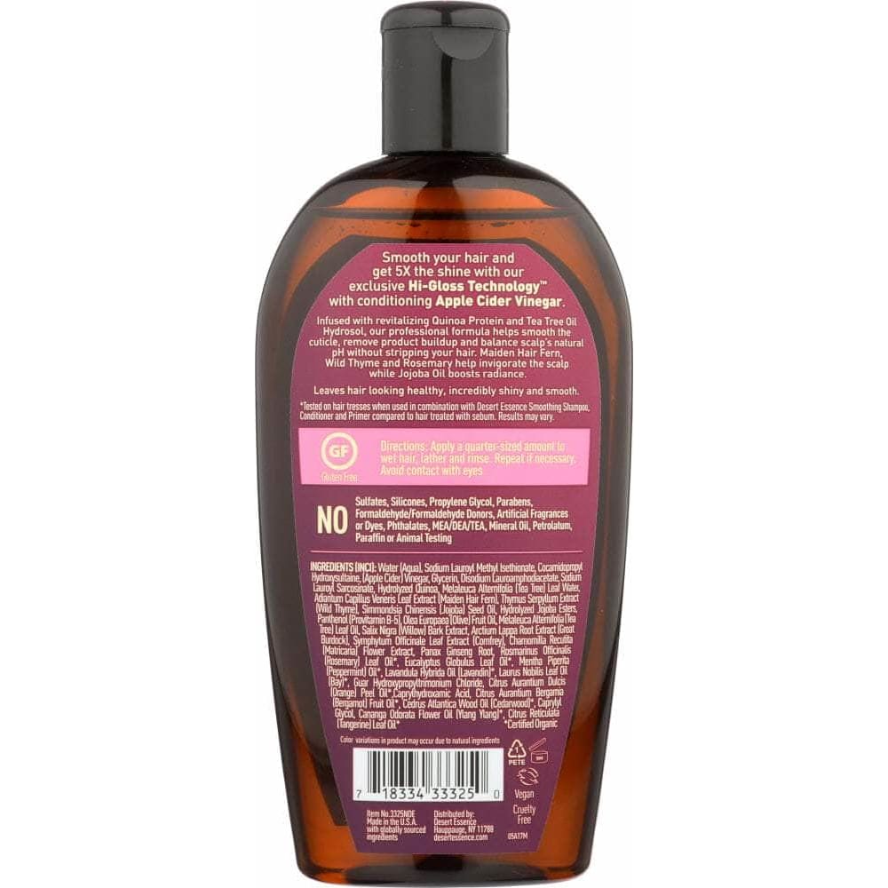 DESERT ESSENCE Desert Essence Shampoo Smoothing, 10 Fl Oz