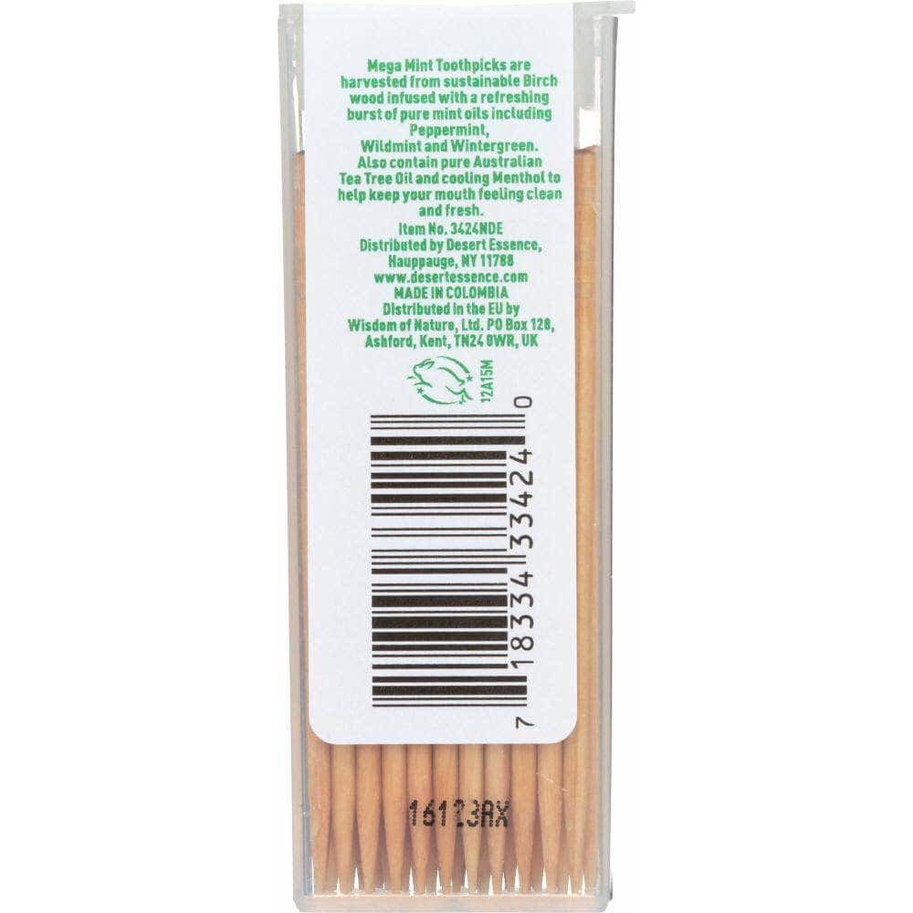 Desert Essence Desert Essence Tea Tree Oil Mega Mint Toothpicks, 1 ea