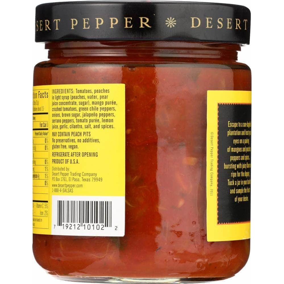 Desert Pepper Desert Pepper Peach Mango Medium Hot Salsa, 16 oz