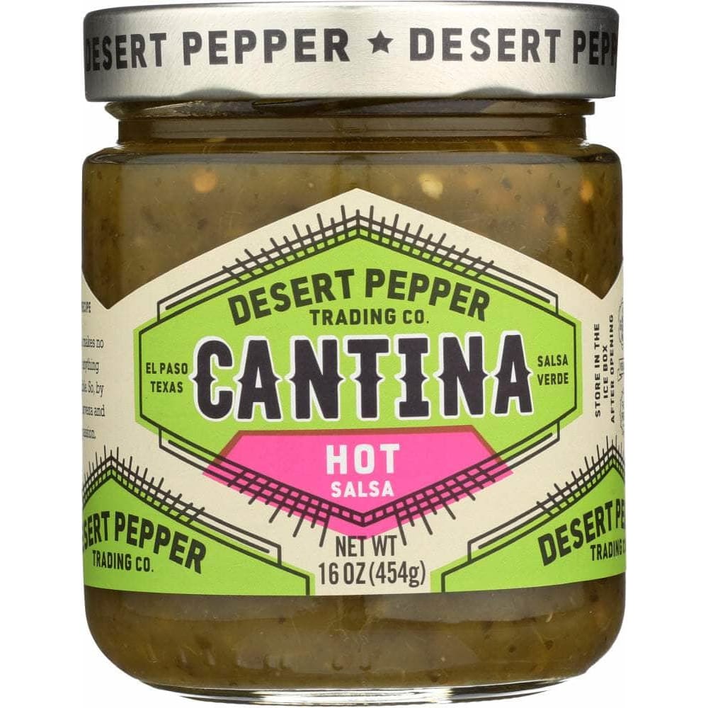 Desert Pepper Desert Pepper Salsa Cantina Hot Green, 16 oz