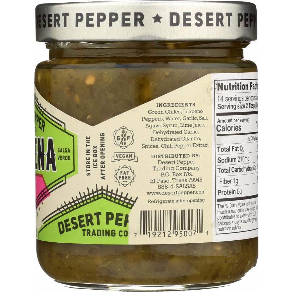 Desert Pepper Desert Pepper Salsa Cantina Hot Green, 16 oz