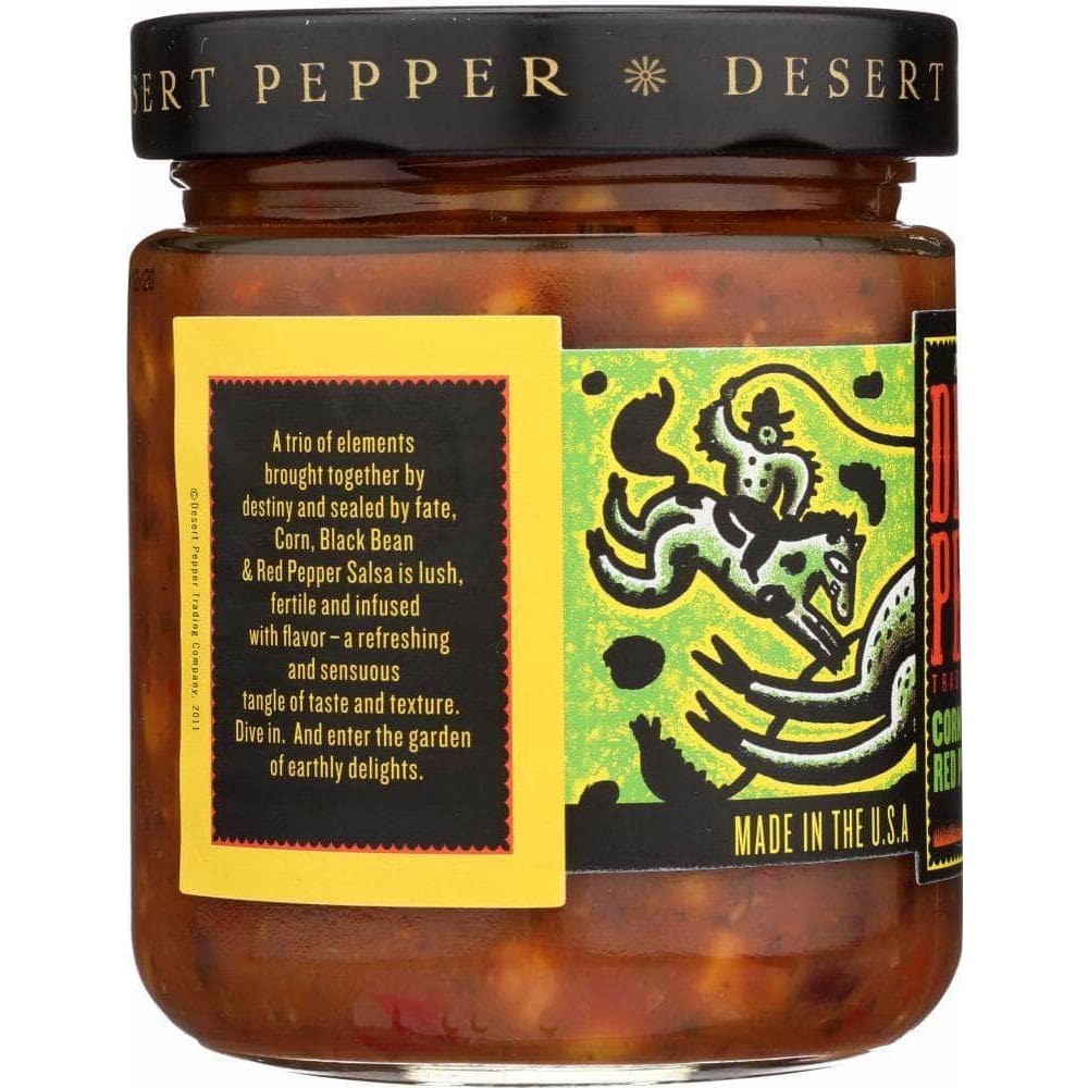 Desert Pepper Desert Pepper Salsa Corn Black Bean Red Pepper Medium, 16 oz