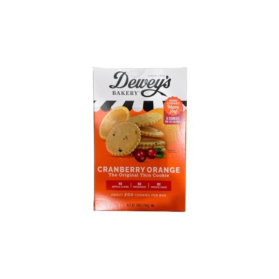 Dewey’s Bakery Cranberry Orange Cookies 28 oz. - Dewey’s Bakery