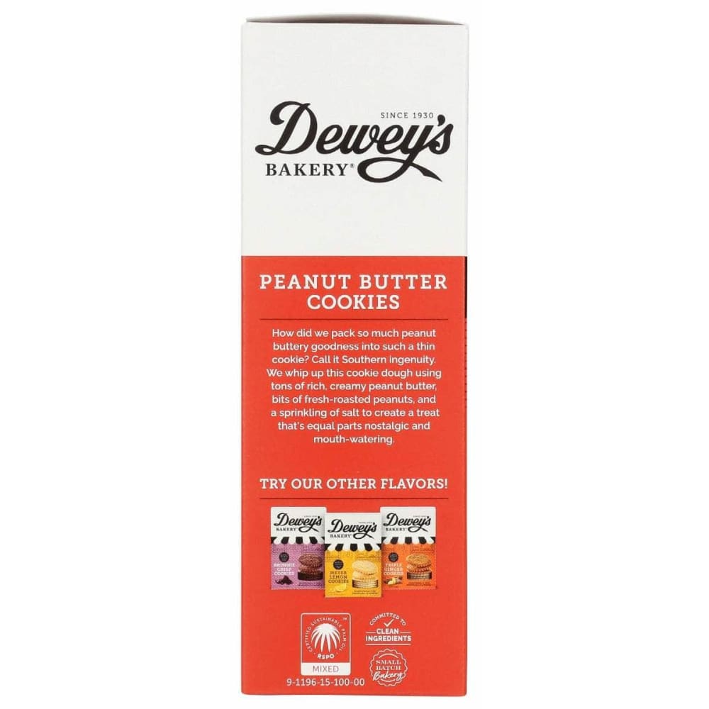DEWEYS Grocery > Snacks > Cookies DEWEYS: Peanut Butter Cookies, 8.5 oz