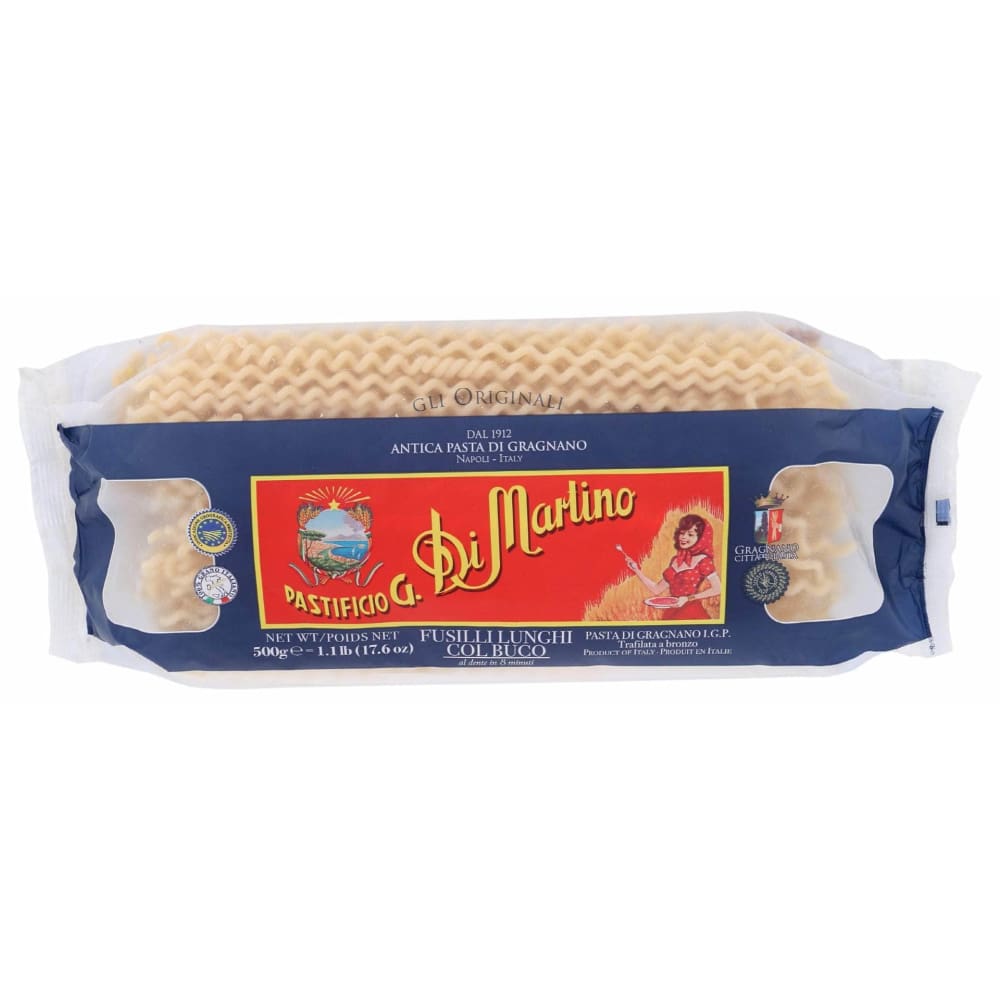 DI MARTINO DI MARTINO Fusilli Lunghi col Buco Pasta, 500 gm