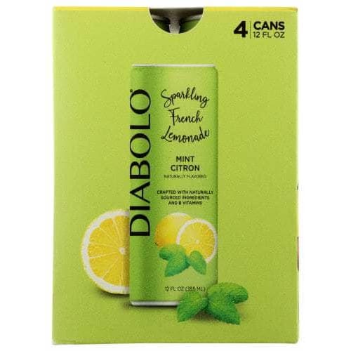 DIABOLO Grocery > Beverages > Sodas DIABOLO Mint Citron Soda 4pk, 48 fo