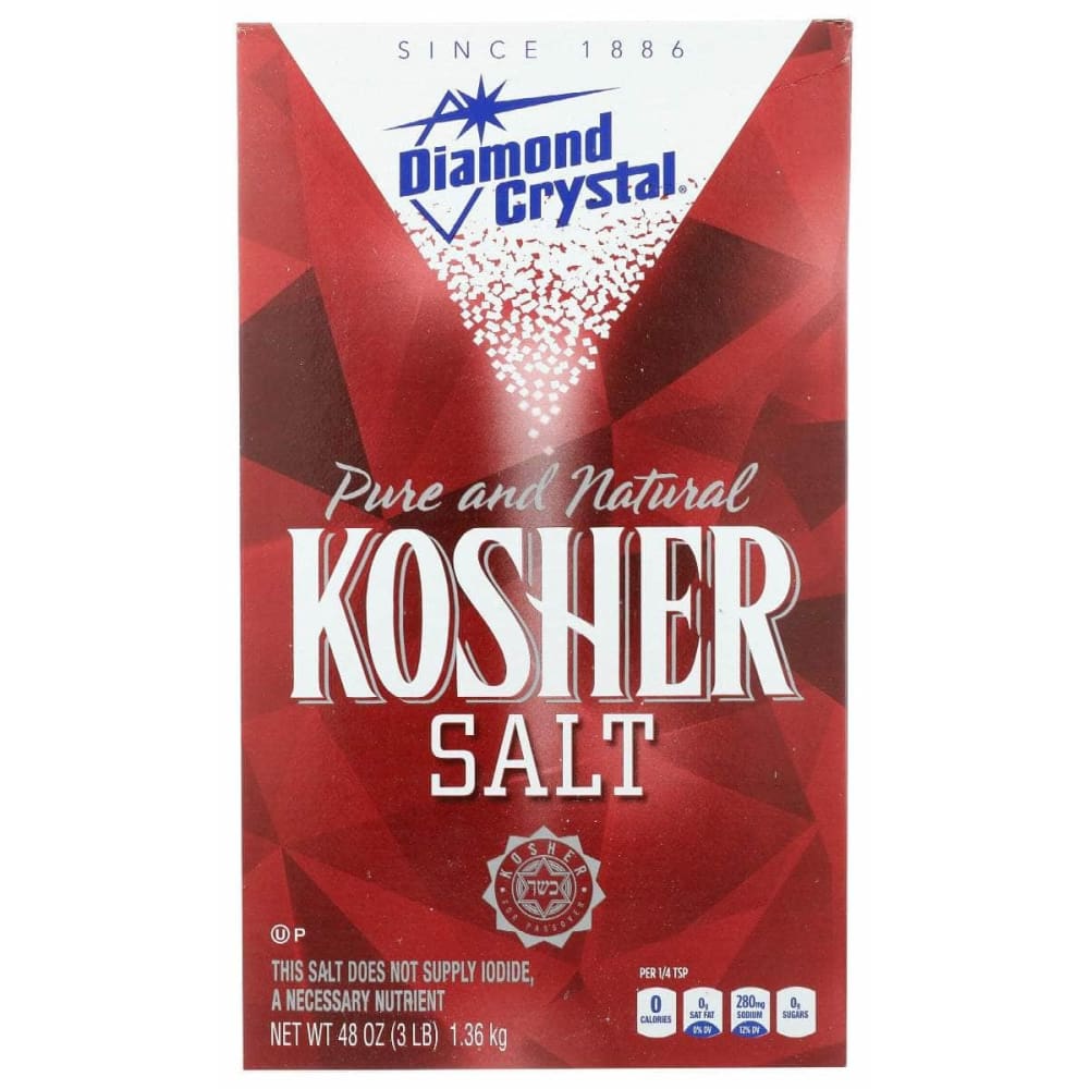 DIAMOND CRYSTAL Grocery > Cooking & Baking > Seasonings DIAMOND CRYSTAL: Kosher Salt, 3 lb