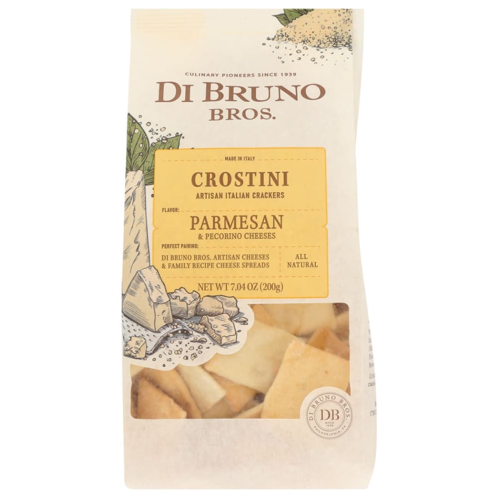 DIBRUNO: Crostini Parm Pecorino 7.04 OZ (Pack of 5) - Grocery > Snacks > Crackers - DIBRUNO