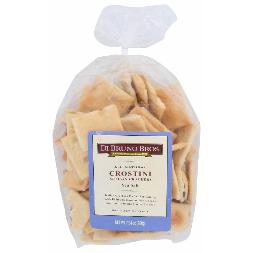 DIBRUNO DIBRUNO Sea Salt Crostini Crackers, 7.04 oz