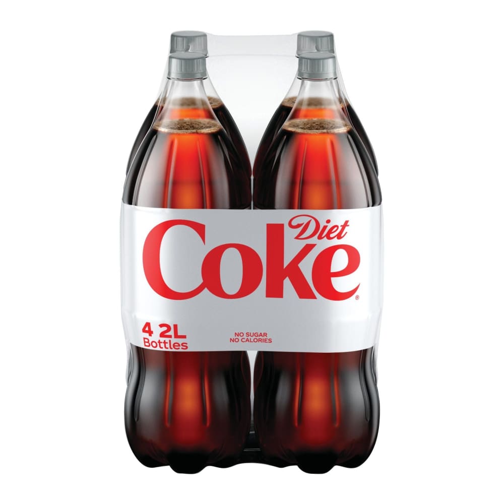 Coca-Cola Diet Coke Soda Bottles 4 pk./2L - Home/Grocery Household & Pet/Beverages/Soda & Pop/ - Coca-Cola