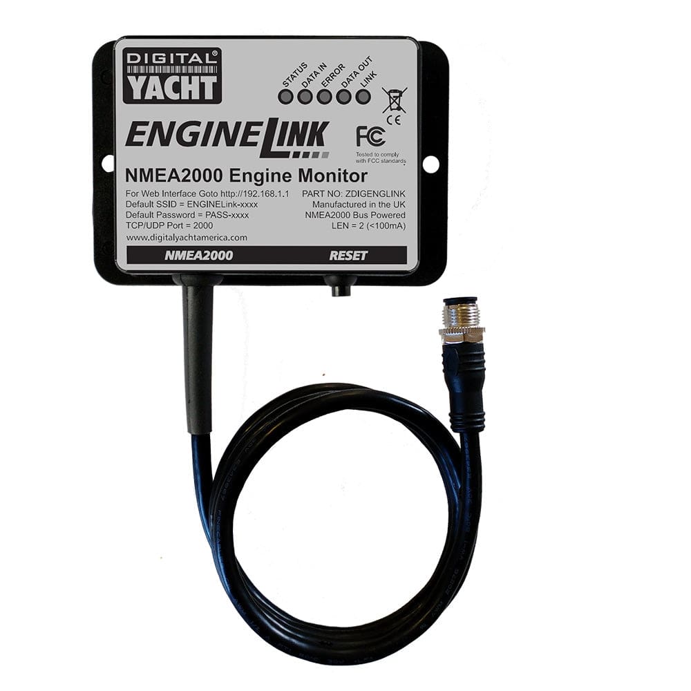 Digital Yacht Engine Link NMEA 2000 Engine Monitor - Boat Outfitting | Engine Controls,Boat Outfitting | Gauges - Digital Yacht