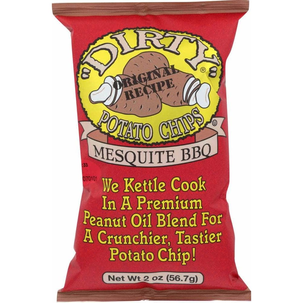 Dirty Potato Chips Dirty Potato Chip Chips Potato BBQ Mesquite, 2 oz