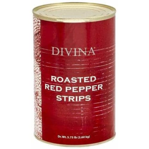 DIVINA DIVINA Pepper Red Roasted Org, 5.5 lb