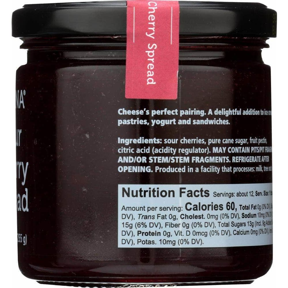 Divina Divina Sour Cherry Spread, 9 oz