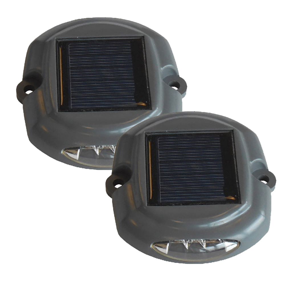 Dock Edge Docklite Solar Dock & Deck Light - 2-Pack - Anchoring & Docking | Docking Accessories - Dock Edge