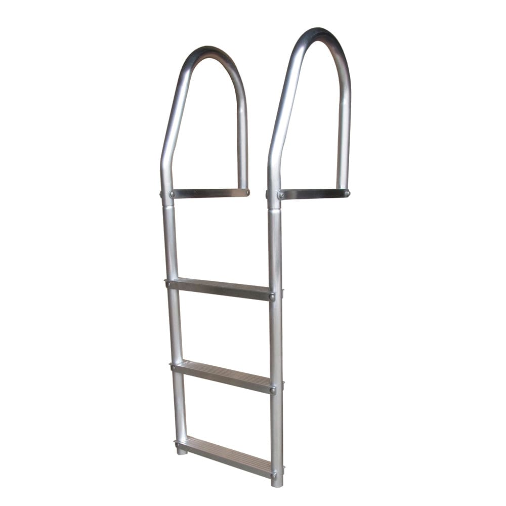 Dock Edge Fixed Eco - Weld Free Aluminum 3-Step Dock Ladder - Anchoring & Docking | Ladders - Dock Edge