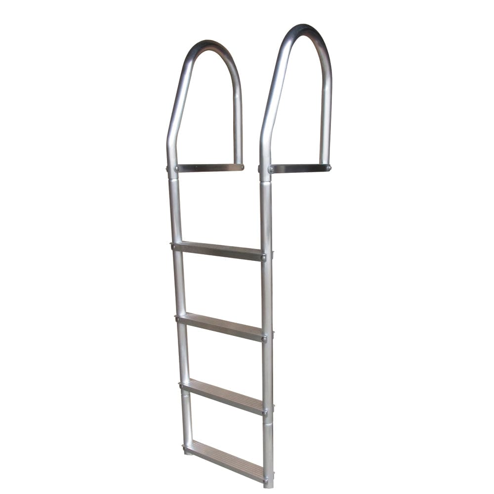 Dock Edge Fixed Eco - Weld Free Aluminum 4-Step Dock Ladder - Anchoring & Docking | Ladders - Dock Edge