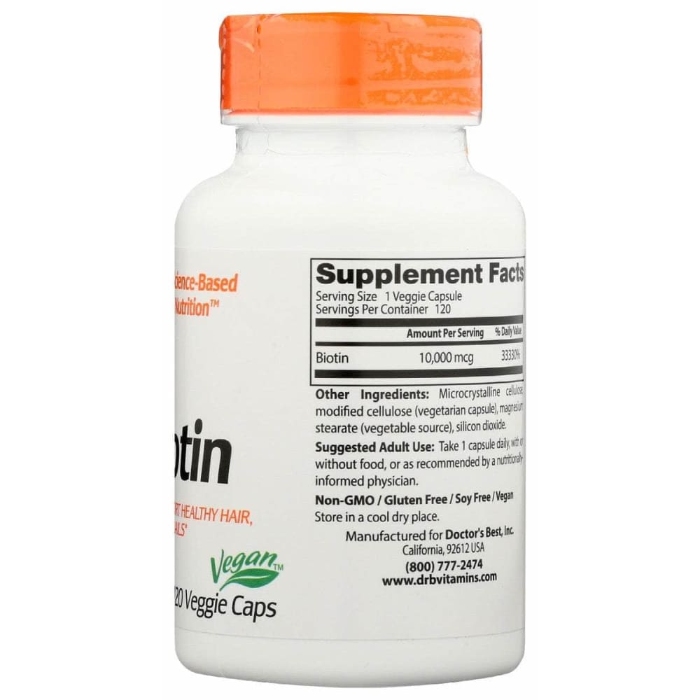 DOCTORS BEST Doctors Best Biotin 10000Mg, 120 Vc