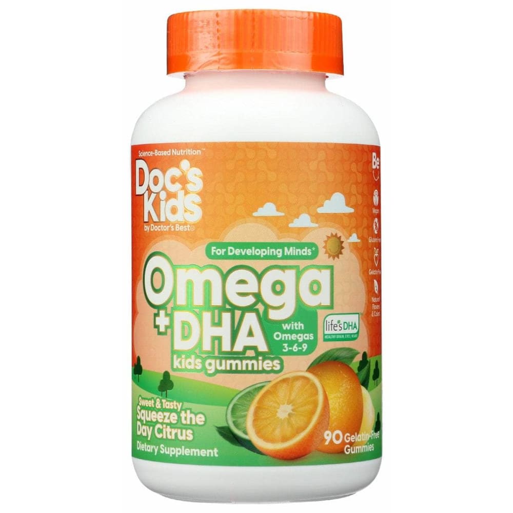 DOCTORS BEST Doctors Best Kids Omega And Dha Gummy, 90 Ea