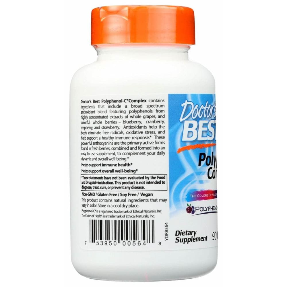 DOCTORS BEST Doctors Best Polyphenol-C 650Mg, 90 Vc