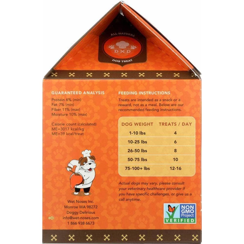 Doggy Delirious Doggy Delirious Dog Bone Pumpkin, 16 oz