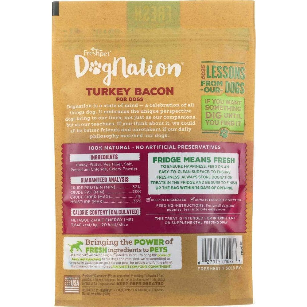 Dognation Dognation Dog Treat Turkey Bacon NF, 3 oz